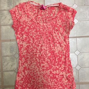 (169) Personal Identity pink crackle tee